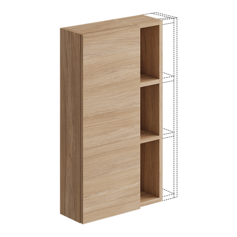 Alto 1 puerta y 3 huecos – A medida