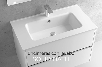 Encimeras Solid Bath con faldón – Serie Alice