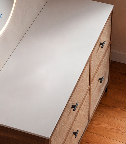 Encimera Solid Bath con lavabo AIRA de FONDO REDUCIDO
