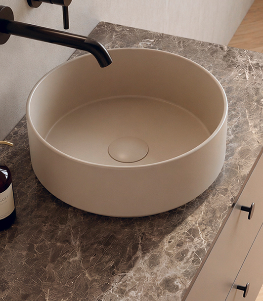 Encimera Solid Bath con lavabo AIRA de FONDO REDUCIDO