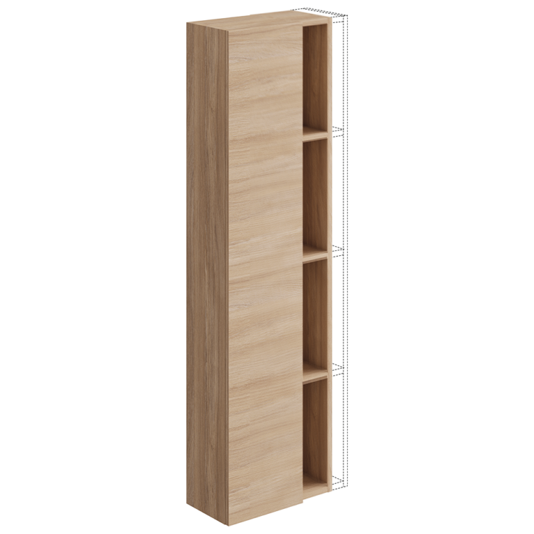 Column 1 door 4 holes – Custom made