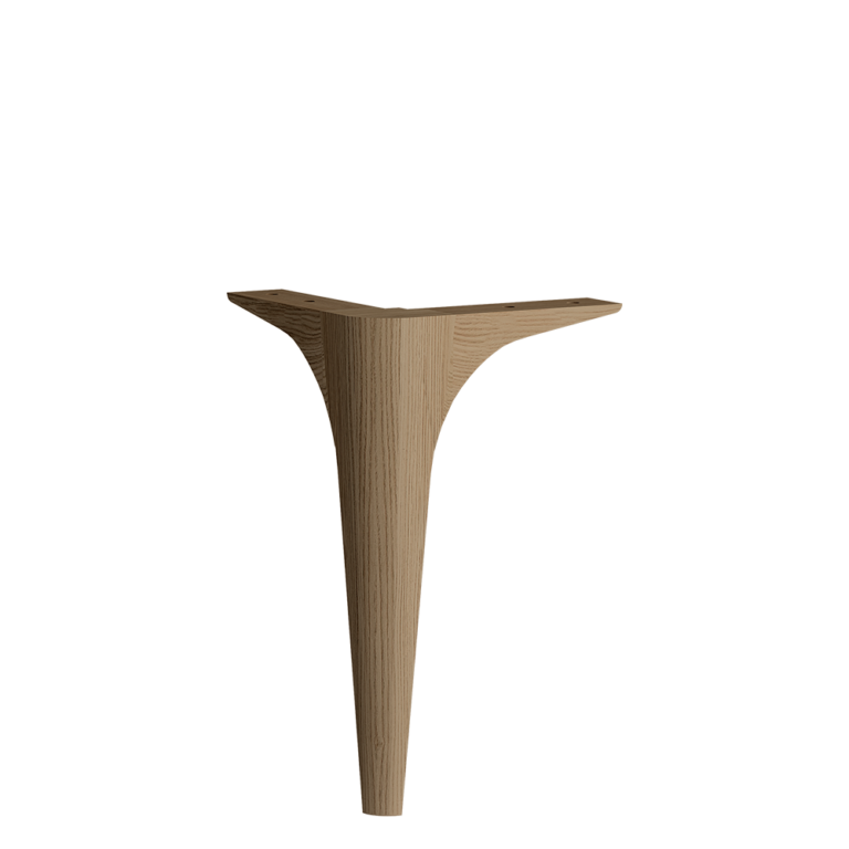 Juego de 2 patas Curvas Madera