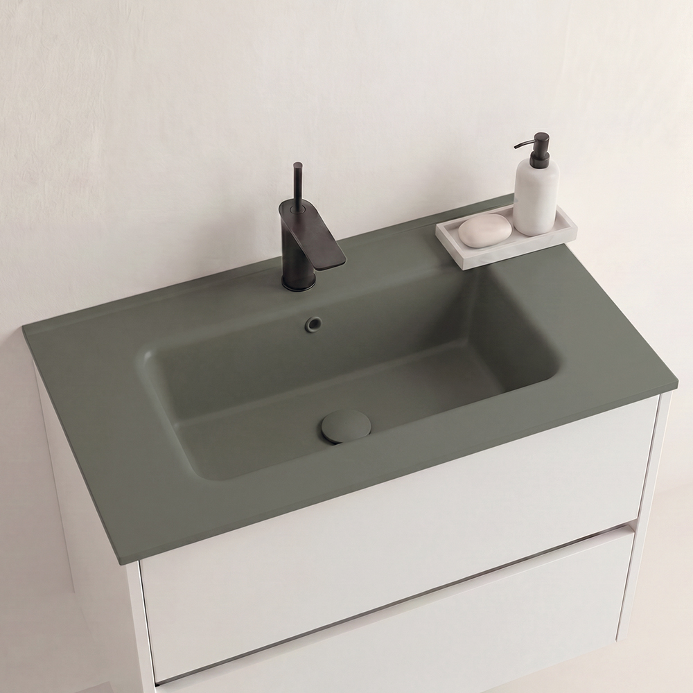 Encimera Solid Bath con lavabo AIRA de FONDO REDUCIDO