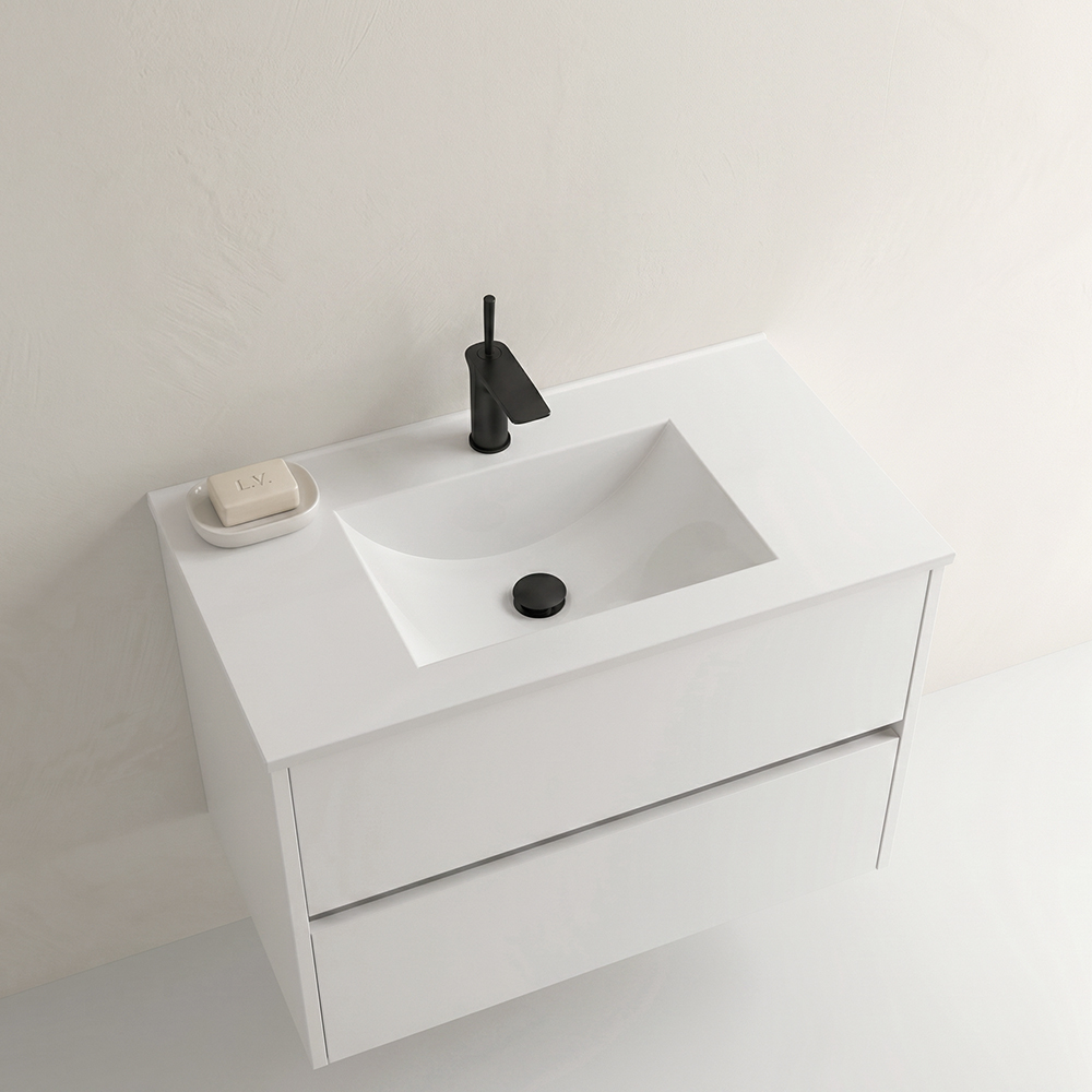Encimera Solid Bath con lavabo AIRA de FONDO REDUCIDO