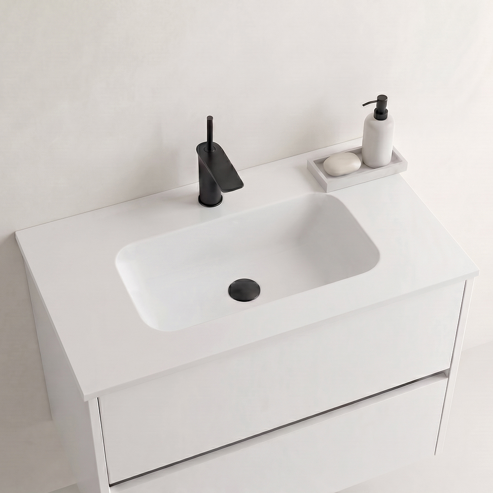 Encimera Solid Bath con lavabo AIRA de FONDO REDUCIDO