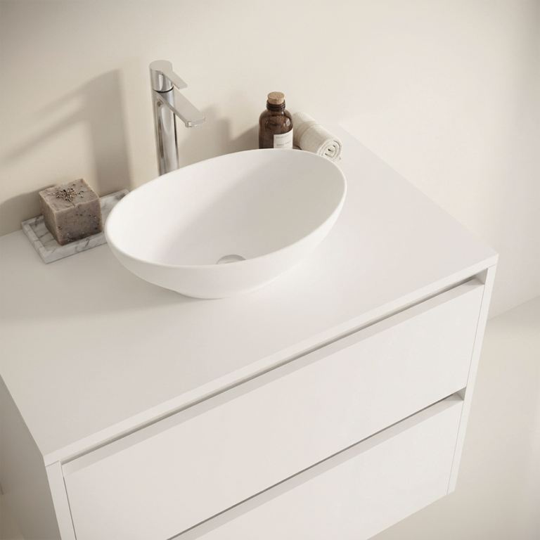 Encimera sin lavabo Solid Bath a medida sin faldón