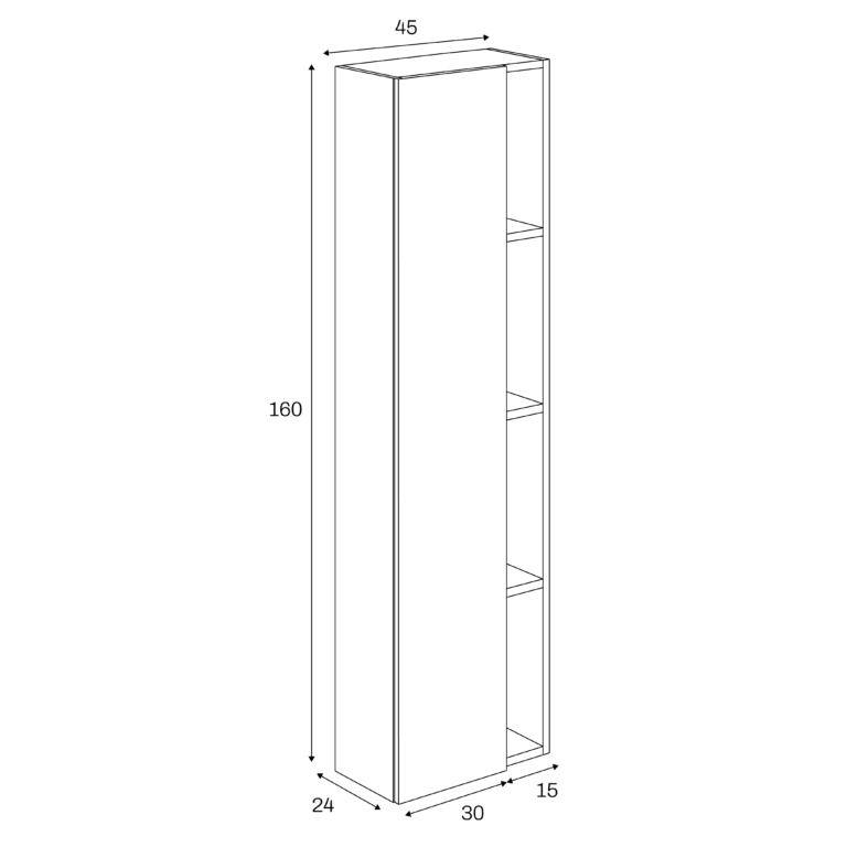 Column 1 door 4 holes